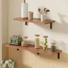 Estante de pared, tabla recta de pared, tabla de pared sin pintura, estantería colgante para sala de estar, tabla de almacenamiento flotante, tablero divisorio
