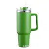 Nueva Taza de Coche Grande de 40 oz con Asa de Acero Inoxidable para Hielo Taza Térmica Portátil para Exteriores