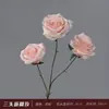 Série de Casamento Rosa Materiais de Flores Artificiais para Decoração de Vitrine de Shopping, Exibição de Fundo, Arranjos Florais, Flores Artificiais, Rosas