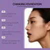 Base de Maquillaje Líquida Hidratante que Cambia de Color para Tono de Piel Oscura, Acabado Delicado y Transparente, Larga Duración, Radiante, Unifica el Tono de Piel, Cubre Suavemente las Imperfecciones