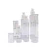 Frasco a vácuo pequeno para viagem PP frasco a vácuo para loção 150ml 200ml 250ml frasco a vácuo tipo pump