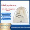 Espartilho de pano de algodão Bolso Estudante Pequeno Espartilho de pano Bolso Bolsa de armazenamento Viagem Mercearia Bolsa Cordão Espartilho Bolso