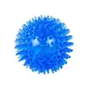Pelota de Juguete Popular Transfronteriza, Pelota de Púas Puntiagudas de Tpr de Alta Elasticidad con Sonido Chirriante, Flotante Resistente al Agua Resistente a Mordidas Limpieza Dental Pelota de Juguete para Perro