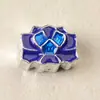 Nuevos accesorios de aleación imitación cloisonné Colgante de flor de loto y mariposa Accesorios para horquilla antigua DIY Corona de fénix Accesorios Venta al por mayor