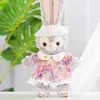 {Solo para Ropa de Bebé} Talla S Muñeco Peluche Estrella Campana Ropa de Bebé Muñeca Vestido Elsa Atuendo de Repuesto