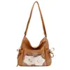 Bolsas de nicho, bolsas de gran capacidad para uso diario, bolsas de hombro y cruzadas de gran capacidad para el trabajo, mochilas escolares estilo bidimensional
