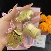 Llavero de Oro Puro 999 Coche, Casa, Dinero Colgante para Teléfono de Oro 20Mg Tarjeta de Felicitación Regalo de Vacaciones Venta al por Mayor