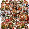 50 Folhas Estilo Retro Americano Gato Gordo Travesso Desenho Animado de Natal Adesivos Natal DIY Decoração de Presente Adesivos Autoadesivos