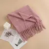 Bufanda a Cuadros para Mujer Invierno 2026 Nuevo Estilo Coreano Versátil Bufanda de Imitación Cachemir Chal Cálido para Pareja Hombres Otoño e Invierno