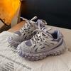 Zapatos de Papá Lavados de Color para Niños Verano 2025 Zapatos para Niños Suela de Durian Malla Transpirable Zapatos Deportivos Zapatos para Niñas Zapatos Casuales