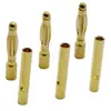 Conector de Batería Modelo Banana de 2.0MM Conector de Enchufe Enchufe Estéreo Recubierto en Oro Ecológico Descuento por Cantidad Directamente