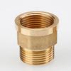 Fabricante conexão de cobre 6 pontos rosca dupla macho/fêmea união 4 pontos redutora cotovelo de tubo de água T reto conexões de tubo de encanamento