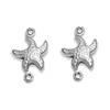 Múltiplos Estilos de Acessórios para Joias em Aço Inoxidável 304, Banhado a Ouro Real Pingentes de Animal Vazado Dupla Face, Concha, Estrela do Mar, Peixe