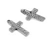 Colgante de Cruz Transfronterizo Europeo y Americano de Acero Inoxidable con Presión de Aceite, Colgante de Cruz Repujada, Accesorios de Joyería DIY