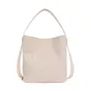 Bolso de Hombro Tipo Cubo Tejido de Gran Capacidad Diseño de Nicho para Mujer Estilo Nuevo Primavera 2026 Moda Versátil