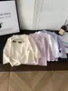 Camiseta Ruffled Versátil e Estilosa com Laço - Estilo Coreano - Nova Outono 2026 para Meninas