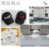 Máquina de Bordado por Computadora Qhm de una Cabeza Plana Bordado de Gorras Bordado de Prendas de Vestir Máquina de Bordado por Computadora Multifuncional