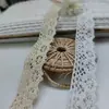 Encaje de algodón directo de fábrica encaje tejido a mano diy tocado exquisito encaje para ropa accesorios venta al por mayor en stock