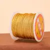Hilos de Hilo Dorado y Plateado, Rollos Grandes de Alambre Enrollable para Pulseras, Collares, Materiales para Tejer Joyería DIY con Hilo Dorado, Accesorios de Alambre