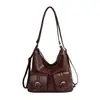 Bolsa Grande para Trajeto Casual Feminina 2026 Nova Primavera Verão Mochila Versátil Bolsa Tote de Ombro Múltiplos Usos