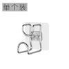 Estante de almacenamiento para lavabo de acero inoxidable, estante de almacenamiento para baño, gancho para lavabo de baño sin perforaciones montado en la pared