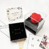 Caja de Embalaje para Dropshipping, Caja para Anillos, Caja para Pendientes, Caja para Collares, Certificado de Servicio de Grabado, Tarifa de Envío de Sf Express