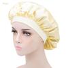 Gorro de dormir de borde estrecho para mujer, gorro de ducha redondo, gorro de seda, gorro de dormir de Amazon transfronterizo.