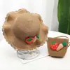 Sombrero para Niños Nuevo Sombrero de Sol de Princesa para Niñas Verano Delgado Primavera y Otoño Protector Solar para Bebés Sombrero de Pescador Bolsa