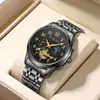 Nuevo Reloj de Negocios Sencillo Más Vendido Transfronterizo con Alto Valor Estético, Resistente al Agua, Reloj de Cuarzo Multifuncional, Reloj para Hombre con Correa de Acero