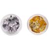 Papel de aluminio de color dorado y plateado fragmentos de joyería para uñas pegatinas pegatinas para uñas papel de aluminio dorado para uñas fabricantes al por mayor