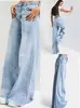 Jeans Y2K de hip-hop americano para mujer, estilo 'hot girl' del milenio, con alas, de comercio exterior para verano, presumiendo de un ambiente relajado y desenfadado de la Costa Oeste
