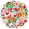 Pegatinas Navideñas Transfronterizas 2026 Láser Holográfico Fiesta Navideña Infantil Decoración de Regalo Pegatinas Navideñas Impermeables