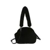 Bolsa de Pelúcia para Axila Sensação de Luxo Bolsa de Ombro Único Heng Geng Novo Estilo Versão Coreana Bolsa Transversal Simples Bolsa Tote Versátil para o Dia a Dia