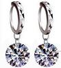 Zhenrong Plata de Imitación Circonita de Imitación Diamante Desnudo Pendientes para Mujer 2015 Nuevos Pendientes Coreanos Joyería para Orejas Venta al por Mayor de Pendientes