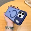 Adequado para iPhone 17 Skin-Friendly Carregamento Magnético Capa de Celular Apple 16 Promax Fosco 15 Anti-Queda Capa Protetora