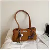 Bolso Boston casual simple estilo coreano Shuai Mijia para mujer, nuevo bolso elegante de un solo hombro para debajo del brazo, verano 2026
