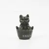 Zhuloumao Cristal Natural Gato Pedra Semi-Preciosa Gatinho Esculturas Cristal Colecionáveis Criativos Atacado Transfronteiriço