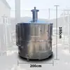 Incensário Espessado de Aço Inoxidável, Queimador Dourado, Queimador de Escrituras, Fornalha de Lingote para Exterior, Queimador de Tesouro, Bacia de Tesouro, Queimador de Incineração