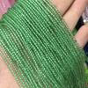 Nuevas cuentas de vidrio de tierras raras de colores con circonitas de cristal tallado de 2 mm, accesorios para el cabello antiguos para hacer tú mismo