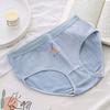 CS06# Cross-border Cherry cintura média respirável roupa íntima feminina japonesa fofa doce estampada menina estudante triângulo shorts