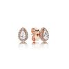 Aretes de Abanico de Plata Esterlina S925 Panjia Aretes Brillantes de la Serie Flor Margarita Estilo Lazo Aretes de Moda Elegantes Aretes