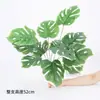 Plantas Verdes Artificiales Paisajismo Plantas Falsas Plantas en Maceta Hoja de Tortuga Árbol del Dinero Palma del Viajero Palma Areca Planta Potos Arreglo Floral de Pared