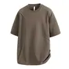 Ropa Berlín Precio Máximo Control Nuevo Holgado de Moda Marca Manga Corta Camiseta Cuello Redondo Verano Versátil Casual para Hombre 79 No