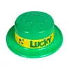Chapéu Alto de Festival Irlandês Chapéu de Trevo Chapéu Verde do Dia de São Patrício Adereços de Fantasia de Festival Personalizado