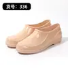 Zapatos ligeros de corte bajo impermeables antideslizantes para mujer, adultos, exteriores, cocina, boca poco profunda, zapatos de goma de trabajo para mujer, venta al por mayor, exportación