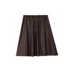 EVERTRUE Saia Feminina 2024 Verão Novo estilo coreano Algodão A- linha Loose High Waist Saia 331250