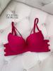 Exterior Único Fino Push-up Hot Girl Underwear Feminino Confortável Respirável Anti-flacidez Sexy Back Bra