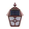 Lámpara Solar para Valla Lámpara de Paisaje para Exteriores Lámpara de Pared Hexagonal Lámpara de Pared para Patio Exterior Lámpara de Pared para Balcón de Villa en Patio