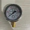Manómetro YN60 resistente a golpes G 1/4 cabeza de manómetro radial llena de glicerina y aceite de silicona, rosca estándar británica, salida de 1/4 de pulgada, manómetro transfronterizo