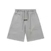 Comercio Exterior Transfronterizo Marca de Moda Europea y Americana Esenciales de Verano Terciopelo Estampado Unisex Cuello Redondo Holgado de Manga Corta Conjunto de Shorts